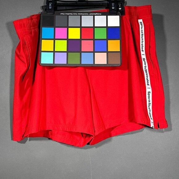 Sports Illustrated Red Stretch 5"‎ Shorty Swim Trunk Size XXL - Picture 13 of 14